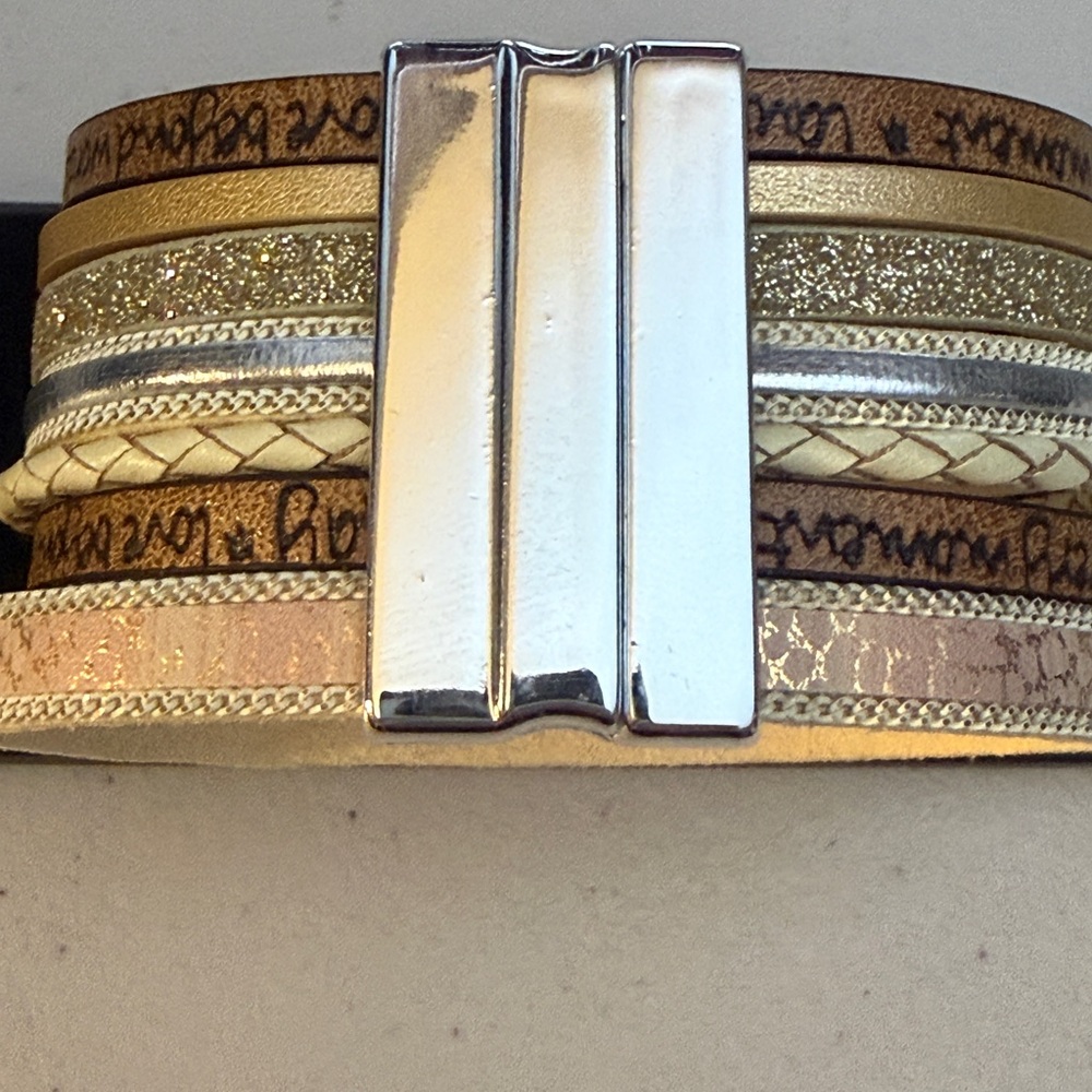 Gold and Silver Tree of Life Bracelet - Picture 5 of 6